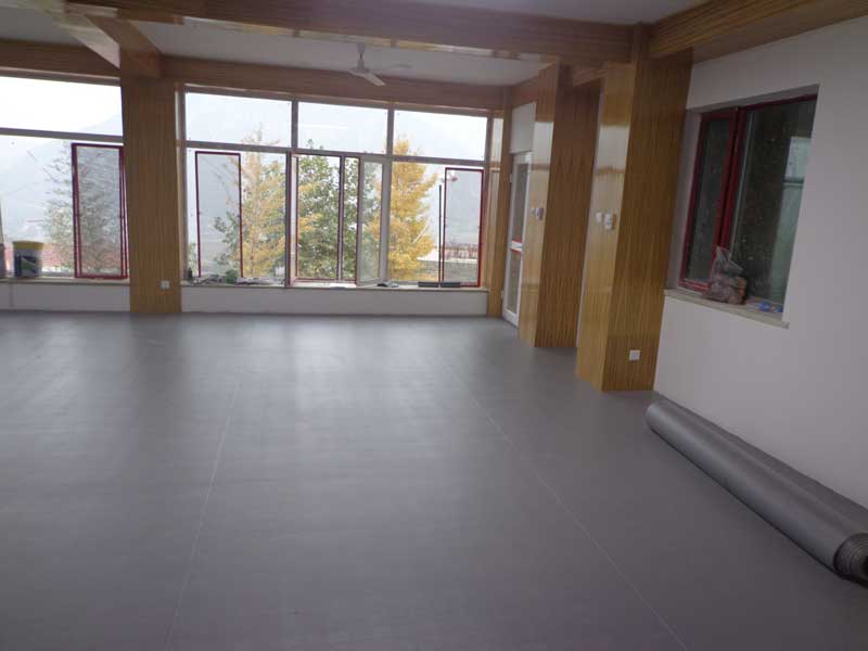 地板塑膠生產(chǎn)廠家 商業(yè)地板應(yīng)選擇同質(zhì)透心地板