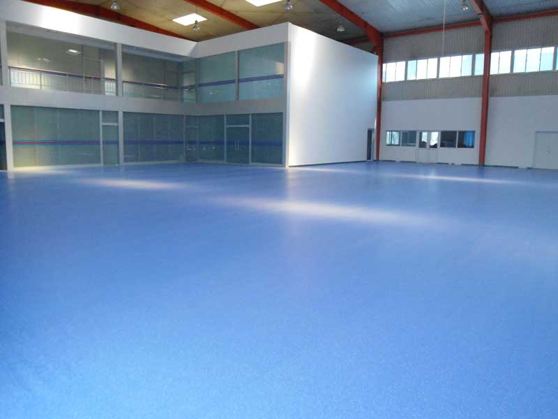 pvc廠房地板的結構特性以及后期養護注意事項