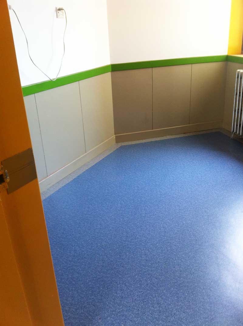 通州區北京現代音樂研修學院練琴房塑膠地板