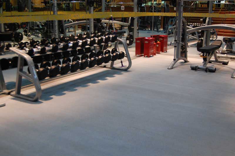 健身房地面鋪pvc地板膠注意事項